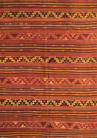 Oriental Orange Traditional Rug, con543org