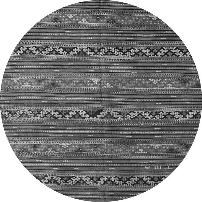 Square Oriental Gray Traditional Rug, con543gry