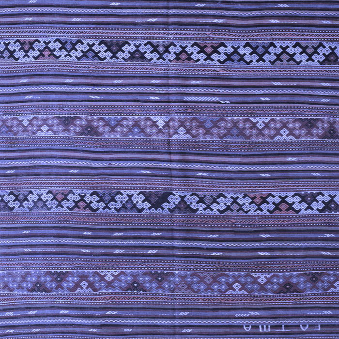 Machine Washable Oriental Blue Traditional Rug, wshcon543blu