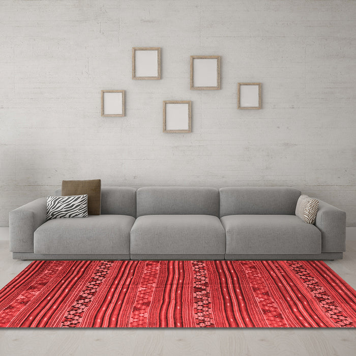 Traditional Red Washable Rugs