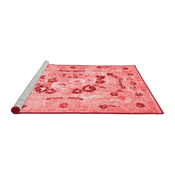 Contemporary Red Washable Rugs