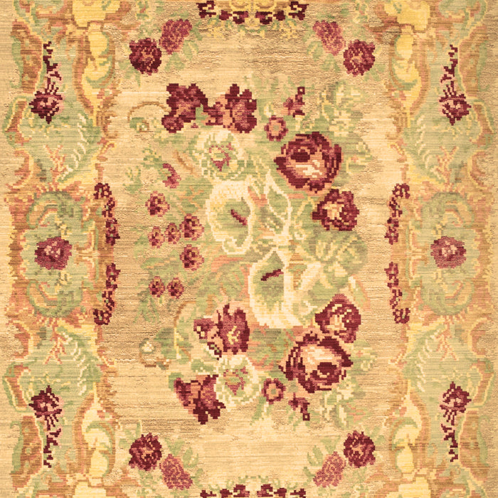 Abstract Brown Contemporary Rug, con544brn