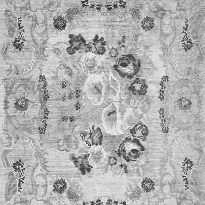 Serging Thickness of Machine Washable Abstract Gray Contemporary Rug, wshcon544gry