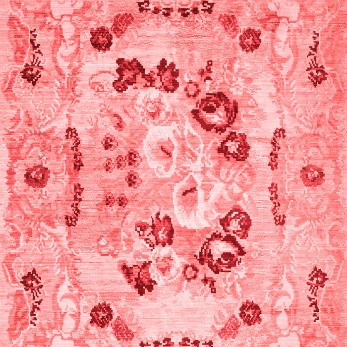 Abstract Red Contemporary Area Rugs