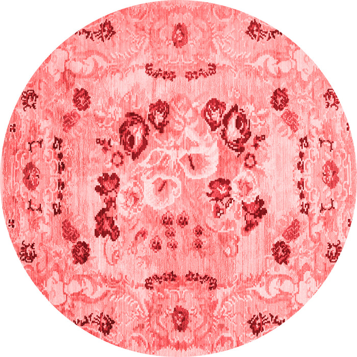 Abstract Red Contemporary Rug, con544red