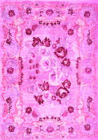 Abstract Pink Contemporary Rug, con544pnk