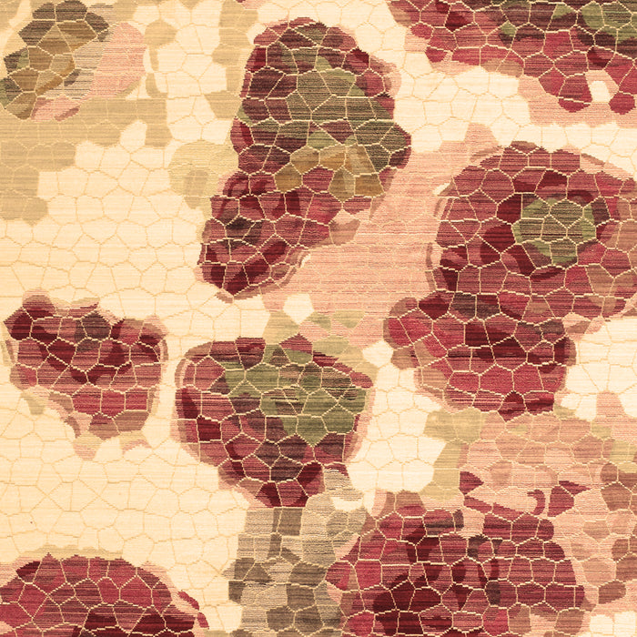 Abstract Brown Contemporary Rug, con545brn