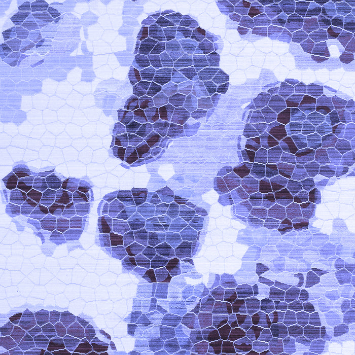 Machine Washable Abstract Blue Contemporary Rug, wshcon545blu