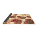 Sideview of Abstract Brown Contemporary Rug, con545brn