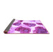 Sideview of Abstract Purple Contemporary Rug, con545pur