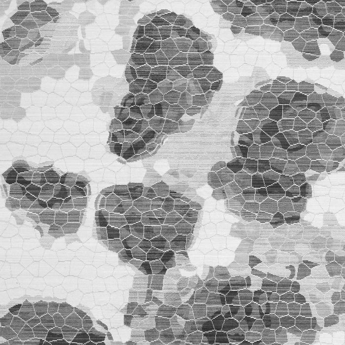 Serging Thickness of Machine Washable Abstract Gray Contemporary Rug, wshcon545gry