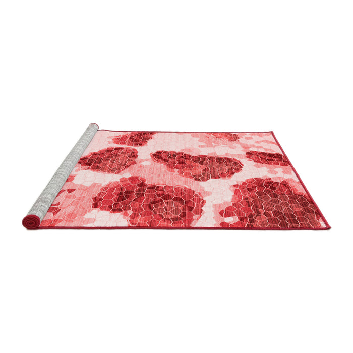 Contemporary Red Washable Rugs