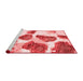 Contemporary Red Washable Rugs