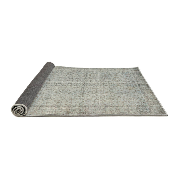 Thickness of Contemporary Pale Silver Gray Modern Rug, con546