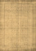 Abstract Brown Contemporary Rug, con546brn