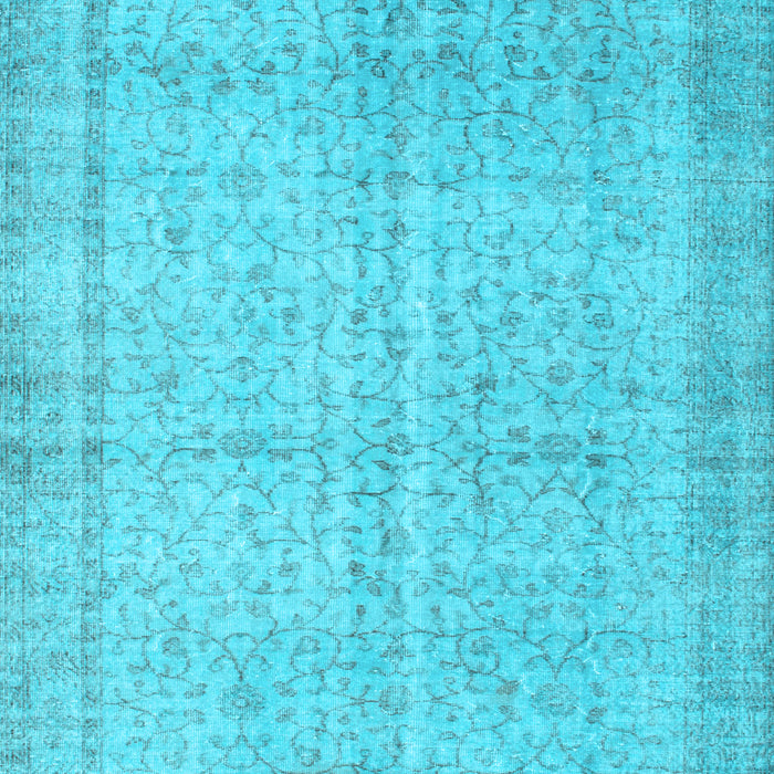 Machine Washable Abstract Light Blue Contemporary Rug, wshcon546lblu