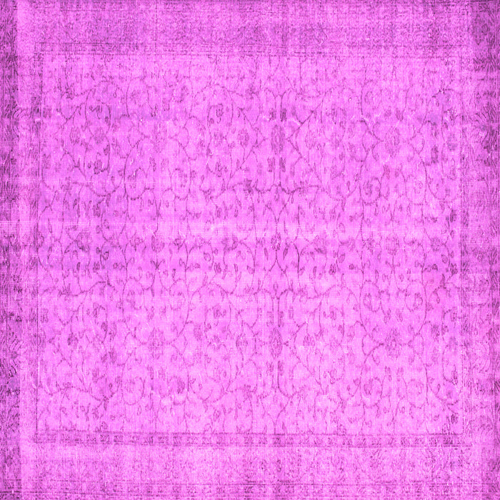 Square Machine Washable Abstract Pink Contemporary Rug, wshcon546pnk
