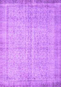 Abstract Purple Contemporary Rug, con546pur