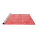 Contemporary Red Washable Rugs