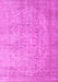 Abstract Pink Contemporary Rug, con547pnk