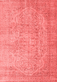 Abstract Red Contemporary Rug, con547red