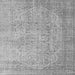 Serging Thickness of Abstract Gray Contemporary Rug, con547gry