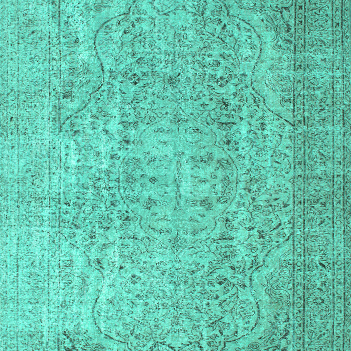 Machine Washable Abstract Turquoise Contemporary Area Rugs, wshcon547turq