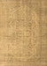 Abstract Brown Contemporary Rug, con547brn