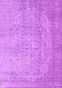 Abstract Purple Contemporary Rug, con547pur