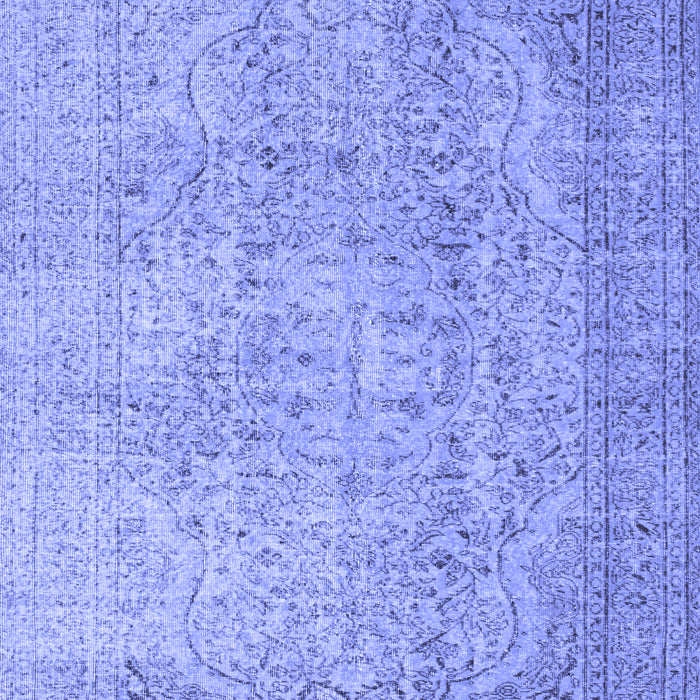 Machine Washable Abstract Blue Contemporary Rug, wshcon547blu