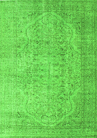 Abstract Green Contemporary Rug, con547grn