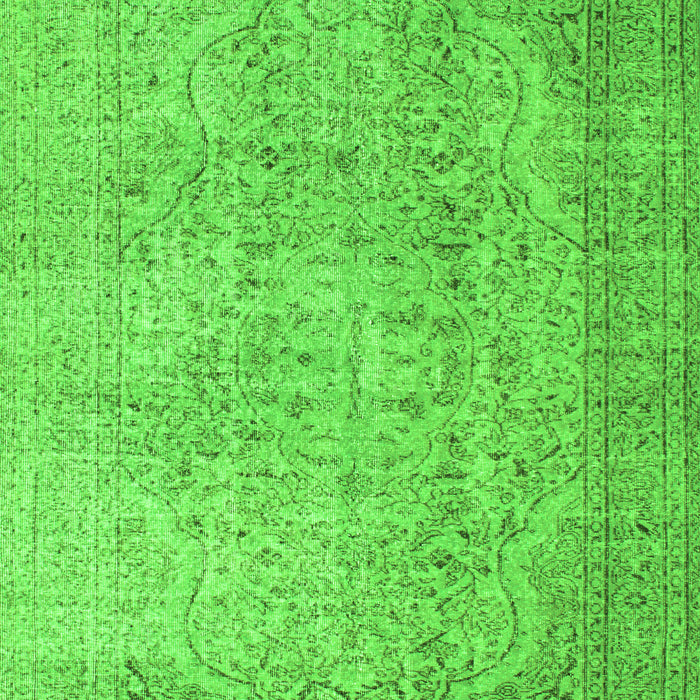 Abstract Green Contemporary Rug, con547grn