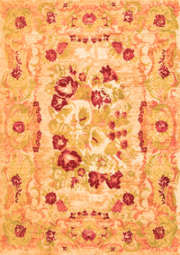 Medallion Orange French Rug, con549org