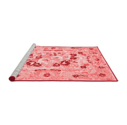 French Red Washable Rugs