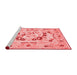 French Red Washable Rugs