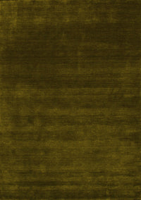 Abstract Yellow Contemporary Rug, con54yw