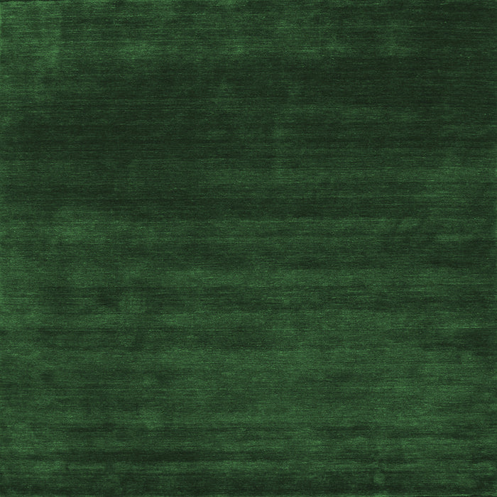 Square Abstract Emerald Green Contemporary Rug, con54emgrn