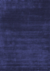 Abstract Blue Contemporary Rug, con54blu