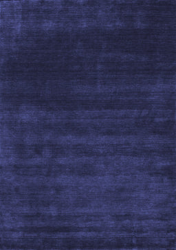 Abstract Blue Contemporary Rug, con54blu