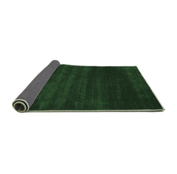 Sideview of Abstract Emerald Green Contemporary Rug, con54emgrn