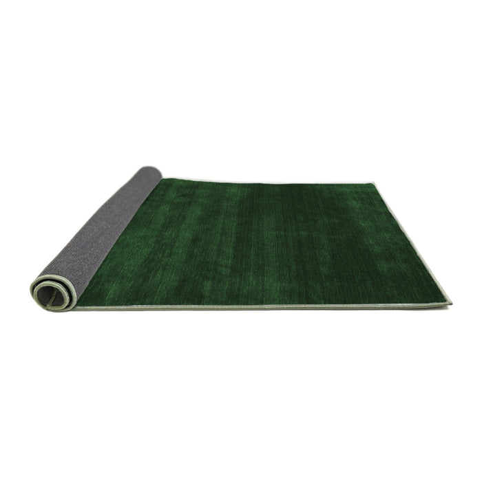 Sideview of Abstract Emerald Green Contemporary Rug, con54emgrn