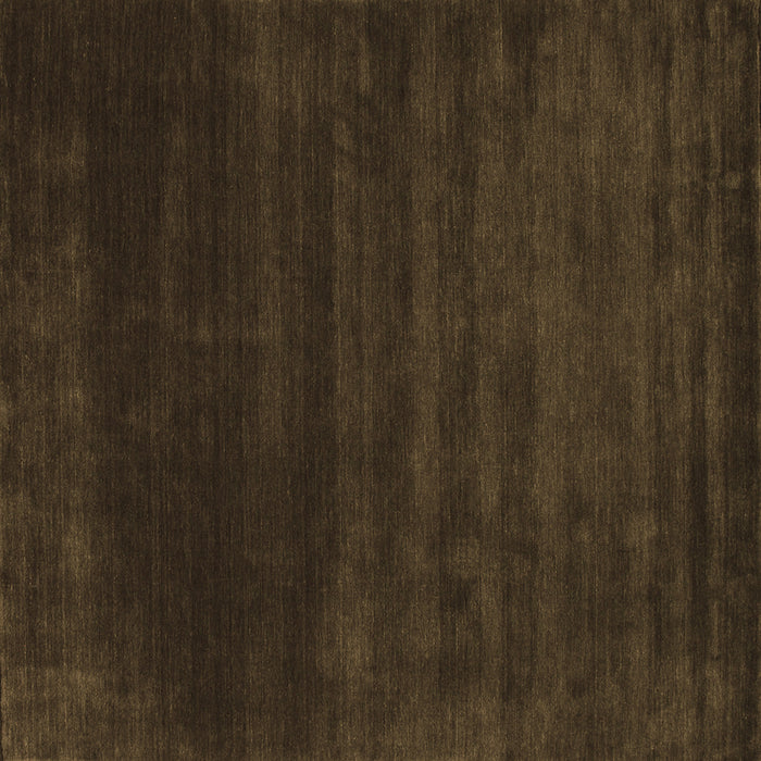 Square Machine Washable Abstract Brown Contemporary Rug, wshcon54brn