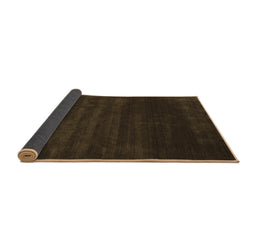 Sideview of Abstract Brown Contemporary Rug, con54brn