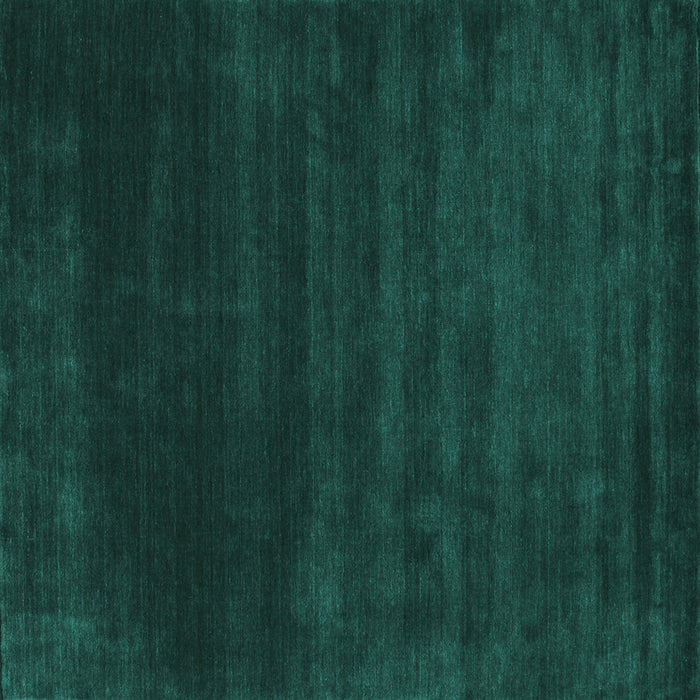 Square Machine Washable Abstract Turquoise Contemporary Area Rugs, wshcon54turq