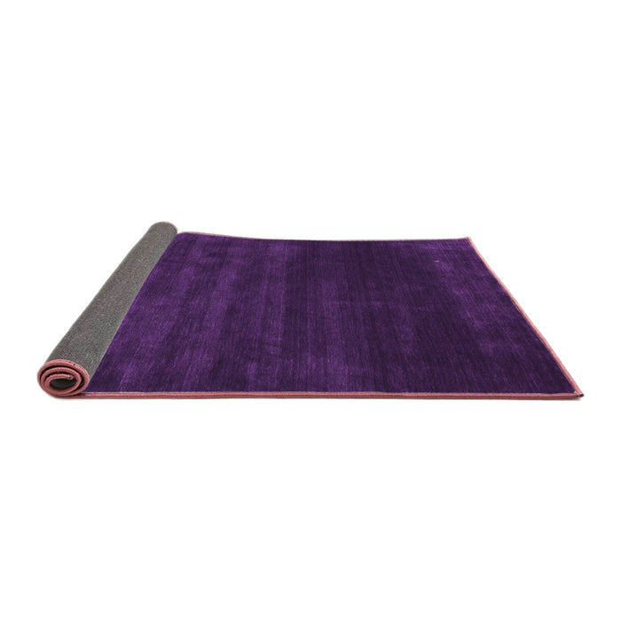 Sideview of Abstract Purple Contemporary Rug, con54pur
