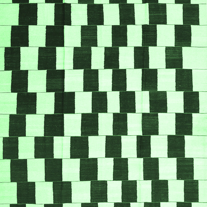 Abstract Emerald Green Contemporary Rug, con550emgrn