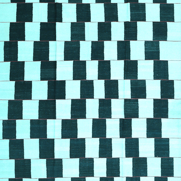 Machine Washable Abstract Light Blue Contemporary Rug, wshcon550lblu