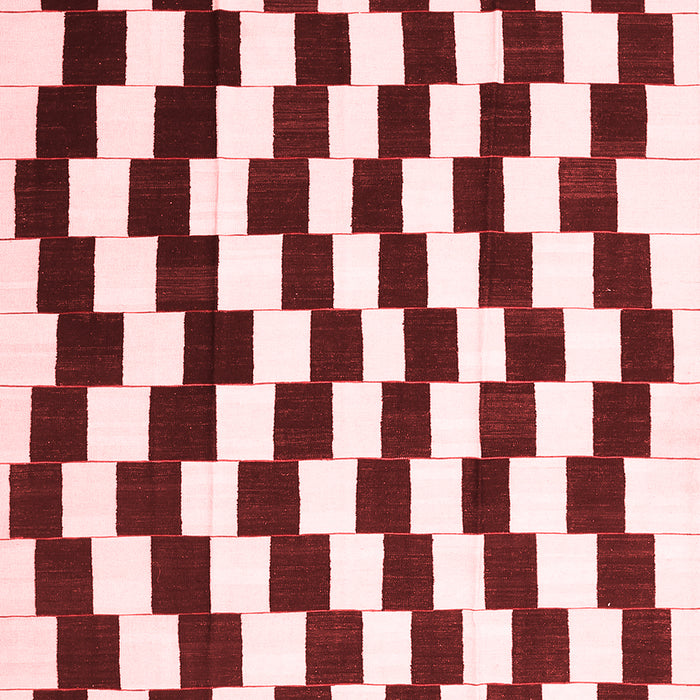 Machine Washable Abstract Red Contemporary Rug, wshcon550red