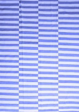 Abstract Blue Contemporary Rug, con551blu