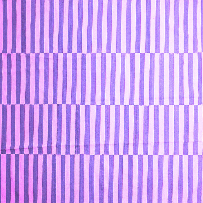 Square Abstract Purple Contemporary Rug, con551pur